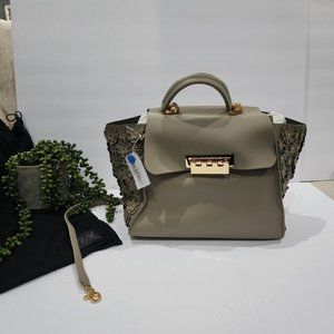 NWT RARE AUTHENTIC NWT Zac Posen Leather Satchel